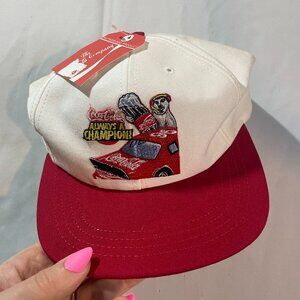Vintage 90’s Coca‎ Cola Racing Always A Champion Snapback Cap NWT